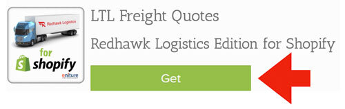 Redhawk Logistics LTL Freight Quotes For Shopify Install App