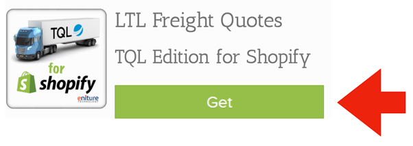TQL LTL Freight Shopify Install Step1