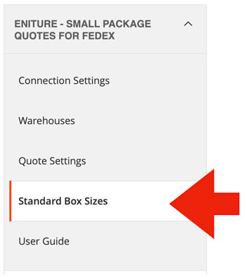 Small Package Quotes Magento Module For FedEx Customers Standard Box Sizes Link