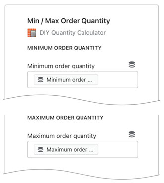 Min/Max Order Quantity for Shopify Dynamic Resources Identified