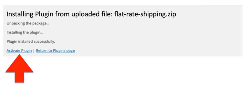 Activate Flat Free or Free Shipping plugin for WooCommerce