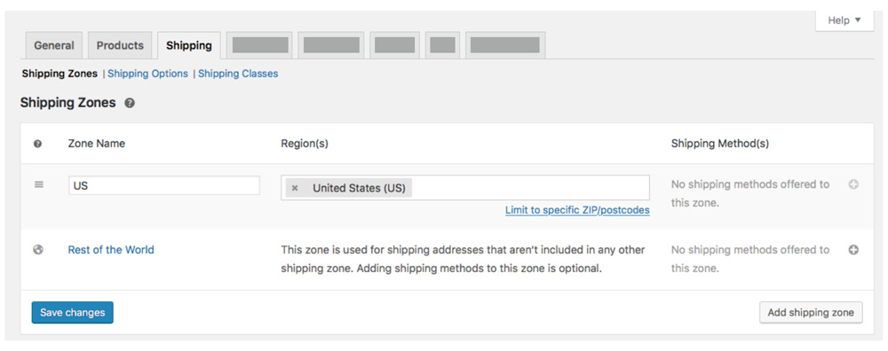 ShipEngine Shipping Rates plugin for WooCommerce Shipping Zones