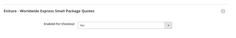 Enable Worldwide Express Small Package Quotes for Magento
