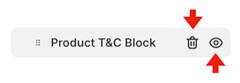 Terms & Conditions for Shopify app - Hide or remove app block