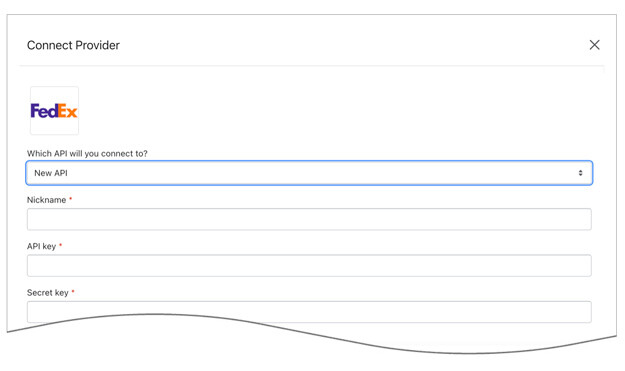 Real Time Shipping Quotes FedEx RESTful API Connection Settings