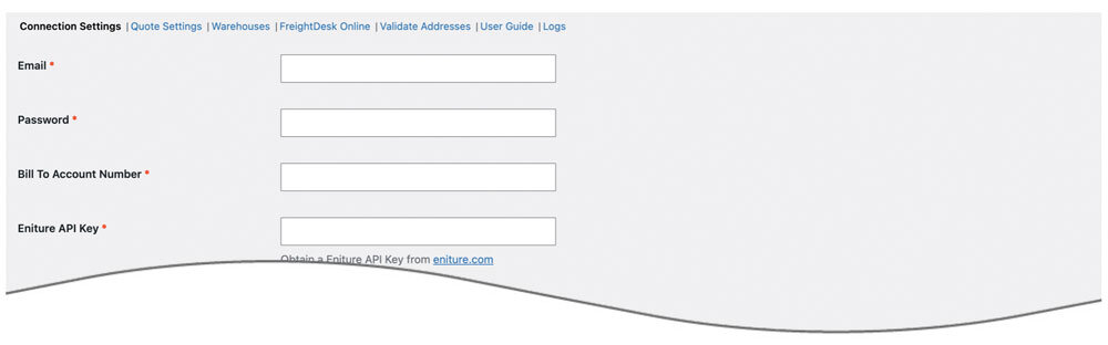 Day & Ross for WooCommerce Connection Settings - Eniture API Key