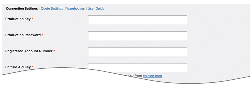 Purolator LTL freight plugin for WooCommerce - Connection Settings