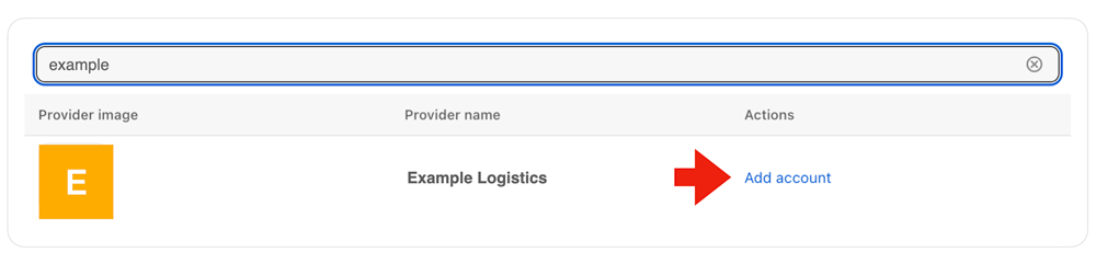 Real Time Shipping Quotes for Shopify Add Provider