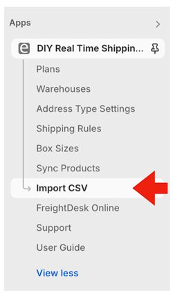 Real Time Shipping Quotes for Shopify Import CSV Utility