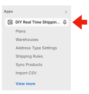 Real Time Shipping Quotes for Shopify Providers Page
