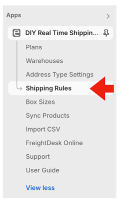 Real Time Shipping Quotes for Shopify Shipping Rules Link