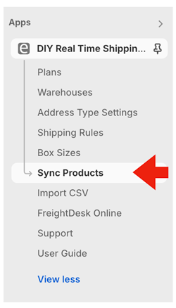Real Time Shipping Quotes for Shopify Sync Product Shipping Parameters