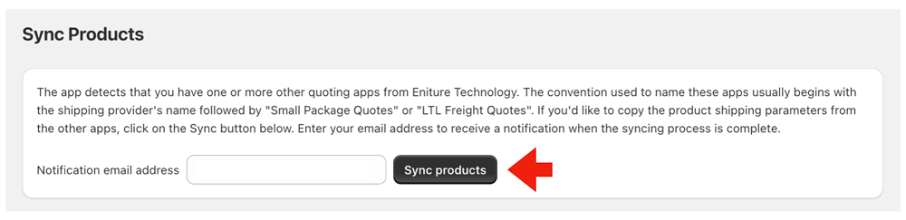 Real Time Shipping Quotes for Shopify Sync Product Shipping Parameters
