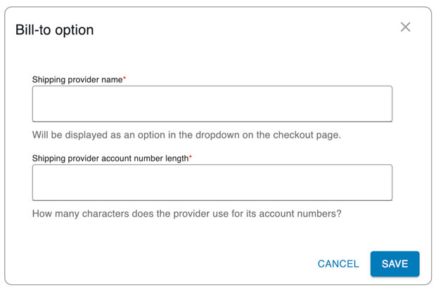 Shipping Account Capture for WooCommerce - Add a Shipping Provider