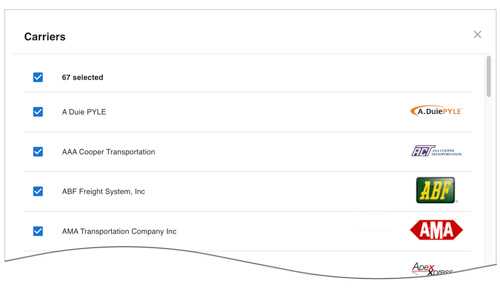 Real Time Shipping Quotes for WooCommerce - 3PL Carriers List