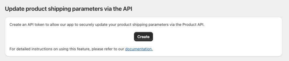 Products API for Eniture Technology Real Time Shipping Quotes for Shopify