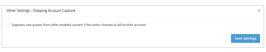 Suppress merchant's shipping quotes in the BigCommerce Real Time Shipping Quotes app for BigCommerce.