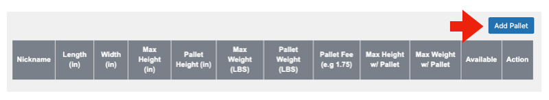 Add A Pallet In The LTL Freight Quotes Plugin by Eniture Techology