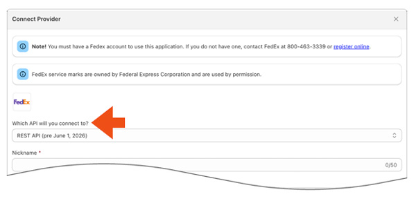 FedEx API Connection Endpoint Effective June 1, 2026 - Shopify Real Time Shipping Quotes App.