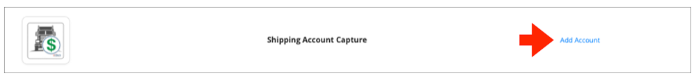 Add Shipping Account Capture Integration in Real Time Shipping Quotes App for BigCommerce