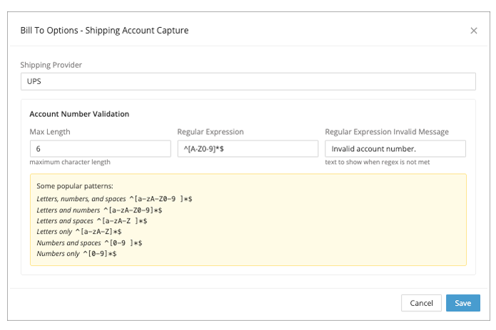 Add Shipping Provider Option - Shipping Account Capture - Real Time Shipping Quotes for BigCommerce